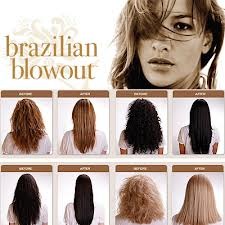 Бразильское кератиновое восстановление и выпрямление волос.